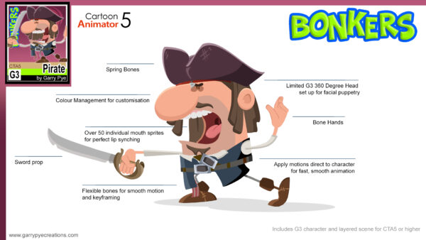 Bonkers - Pirate - Image 3