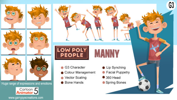 Low Poly People - Manny - Image 2