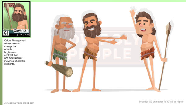 Low Poly People - Caveman - Image 4