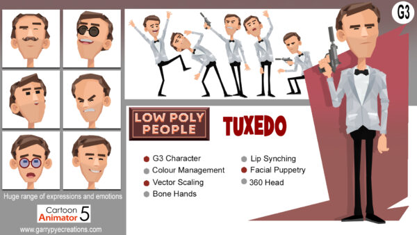 Low Poly People - Tuxedo - Image 2