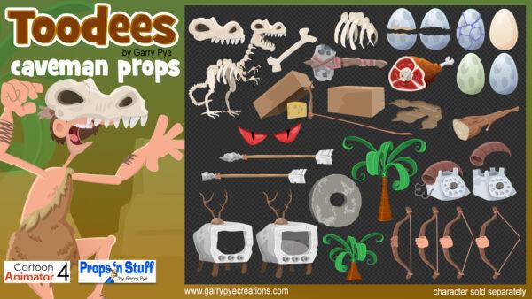 Toodees - Caveman Prop Pack - Image 2