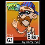 Toons Folk - Biker