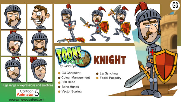 Toons Folk - Knight - Image 2