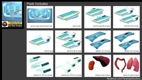 Retro SciFi - Sick Bay Surgery - Image 3