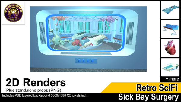 Retro SciFi - Sick Bay Surgery - Image 2