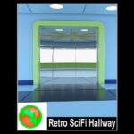 Retro SciFi Hallway