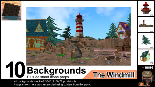 Toons in the Wilderness - Pack 2 - The Lighthouse - Image 2
