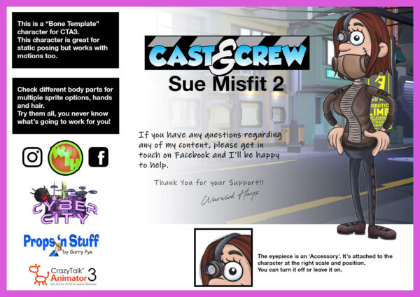 Cast & Crew - Sue Misfit 2 - Image 3