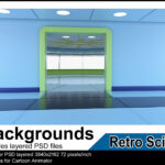 Retro SciFi Hallway - Image 2