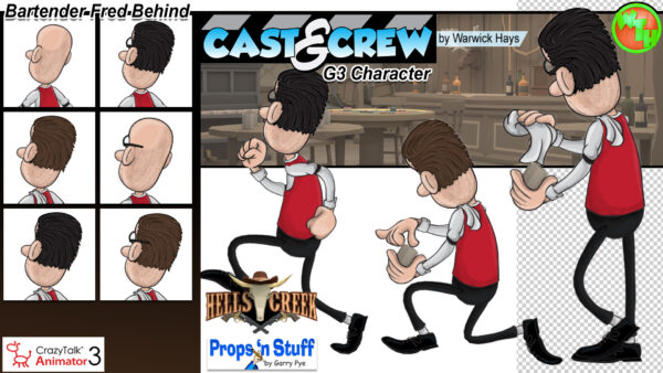 Cast & Crew - Bartender Fred Behind - Image 2